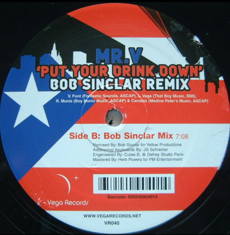VR-040 Put Your Drink Down (Bob Sinclair Remix) - Mr.V