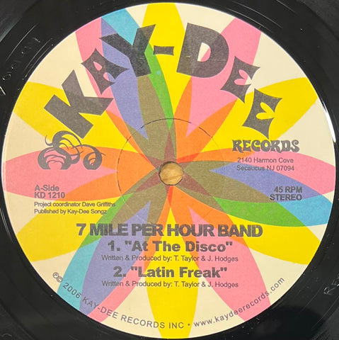 KD - 1210 At The Disco / Latin Freak / Playin' Your Game - 7 Mile Per Hour Band