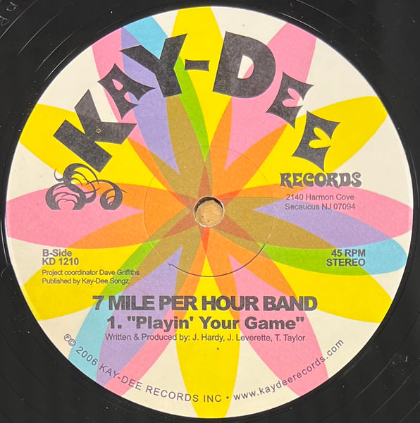 KD - 1210 At The Disco / Latin Freak / Playin' Your Game - 7 Mile Per Hour  Band