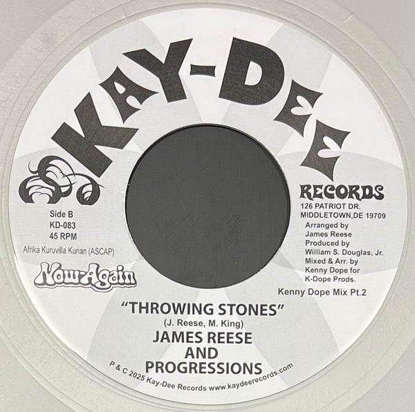 【7インチ】Kenny Dope Mix / James Reese KD-083 Throwing Stones (Kenny Dope Pt.1 & 2) - James Reese