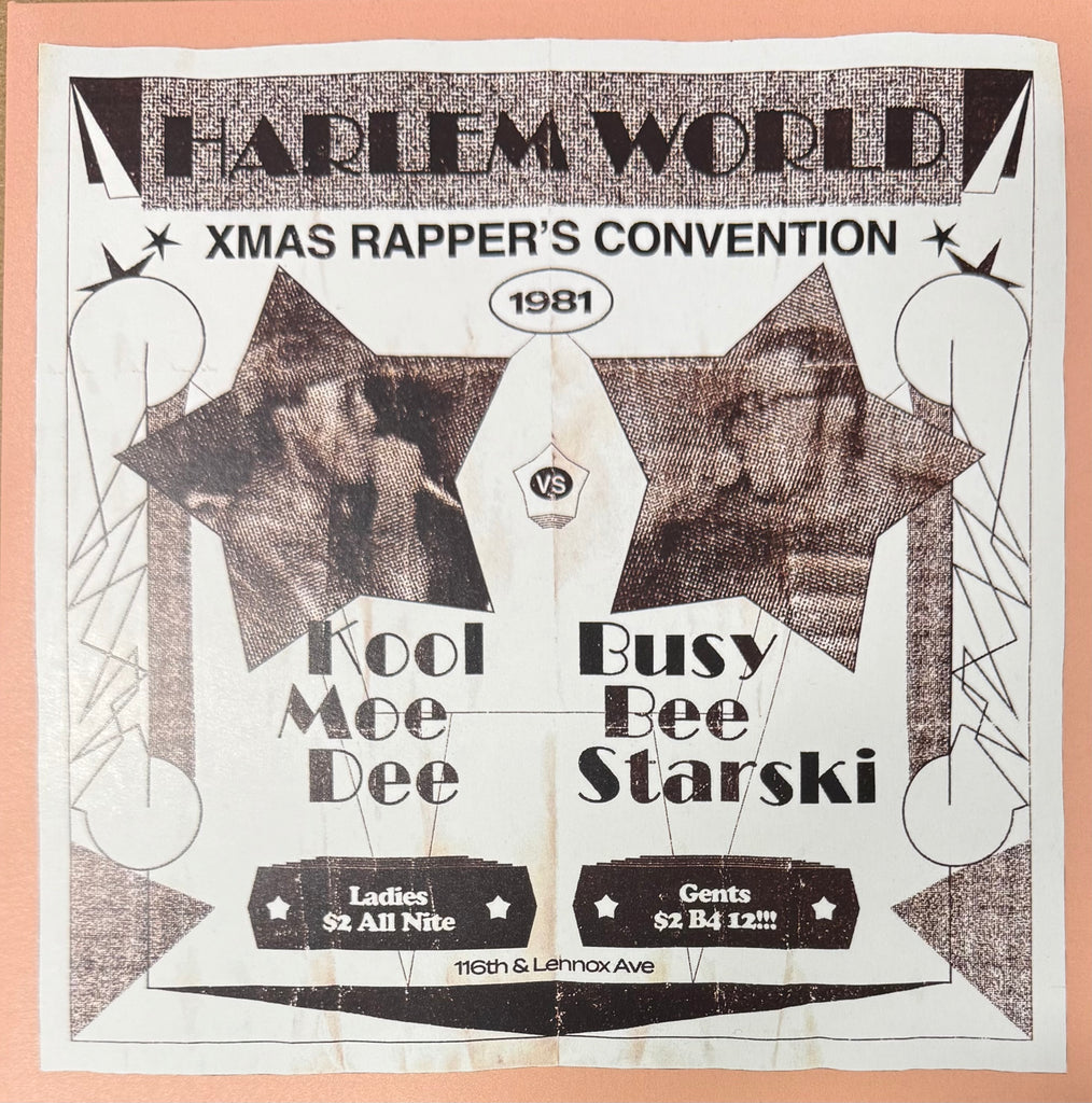 #1193 Harlem World Xmas Rapper's Convention 1981  With kool Moe Dee / Busy Bee / Starski