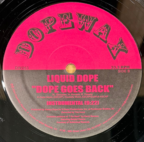DW-063 Dope Goes Back - Liquid Dope