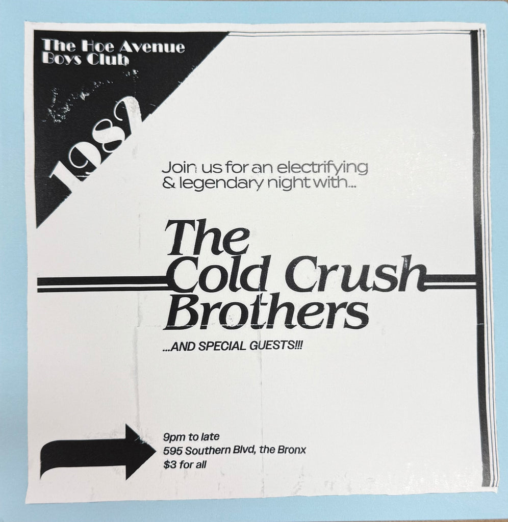 #1192 Hoe Avenue Boys Club 1982 - The Cold Crush Brothers
