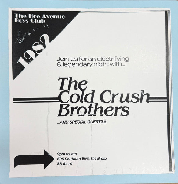 Cold Crush Brothers - Weekend (レアオリジナル)￼ 1192 Hoe Avenue Boys Club 1982 - The Cold Crush Brothers – Kay-Dee