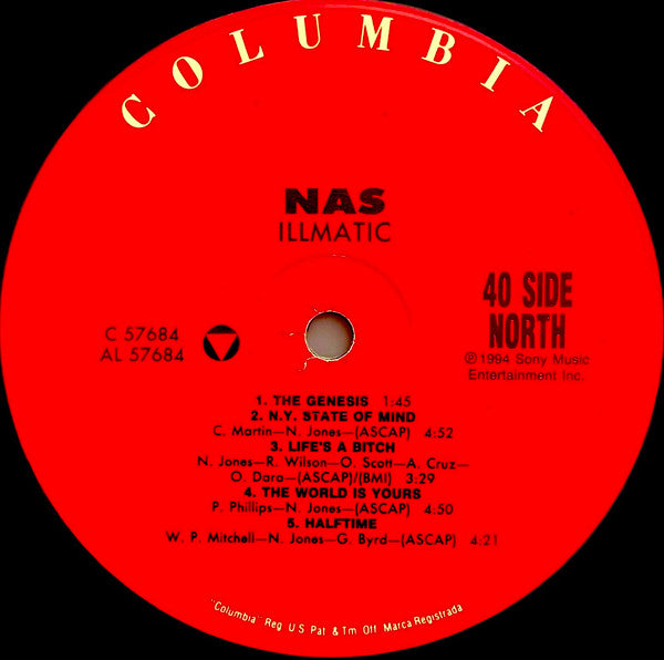 OP-041 Illmatic - Nas (First Pressing) – Kay-Dee Records