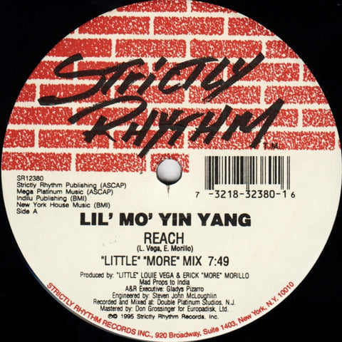 MR - 012 Reach - Lil' Mo' Yin Yang (Sealed Original Pressing)
