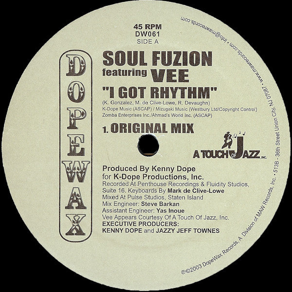 DW-061 Soul Fusion Feat. V-I Got Rhythm