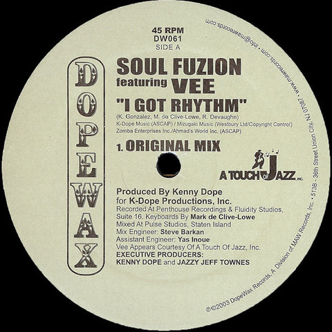 DW-061 Soul Fusion Feat. V-I Got Rhythm