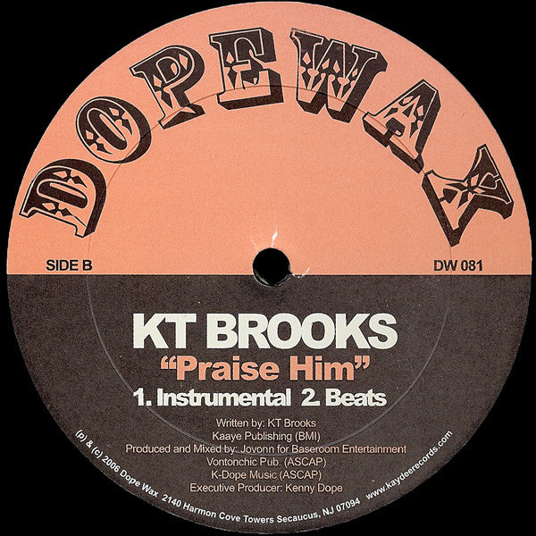 DW-081 KT Brooks-Praise Him (Original) – Kay-Dee Records