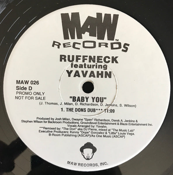 Maw-026 Baby You - Ruffneck Feat. Yavahn (Double Pack Promo) – Kay