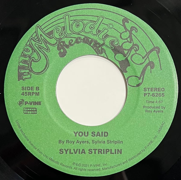 840 Give Me Your Love / You Said - Sylvia Striplin – Kay-Dee Records