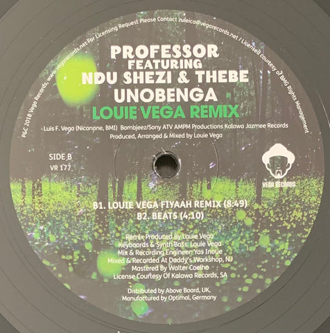 VR - 177 Unobenga (Louie Vega Remix) - Professor Featuring NDU Shezi & Thebe