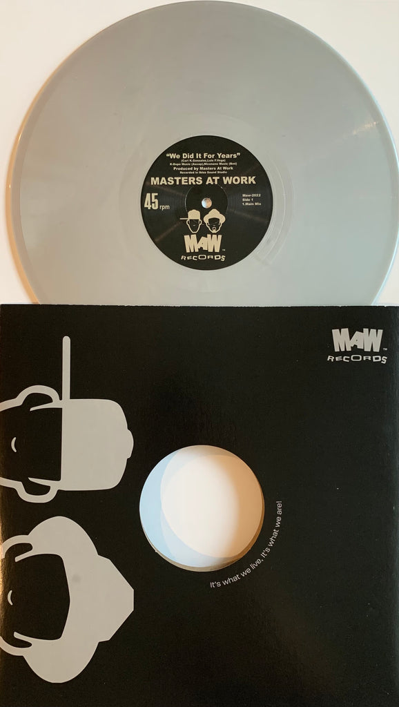 Maw - 2022 We Did It For Years (Silver Vinyl) - Masters At Work
