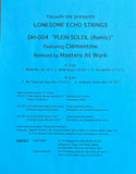 MR-006 Plein Soleil - Lonesome Echo Strings (Masters At Work Remix)
