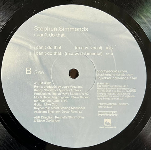 MR-021 I Can Do That - Stephen Simmonds (Masters At Work)