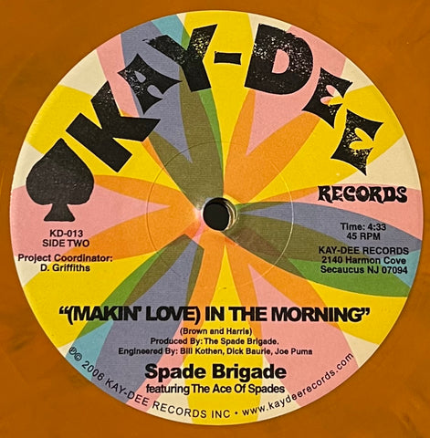 KD-013 I'm Your Man / Makin' Love (In The Morning) - Spade Brigade (Orange)