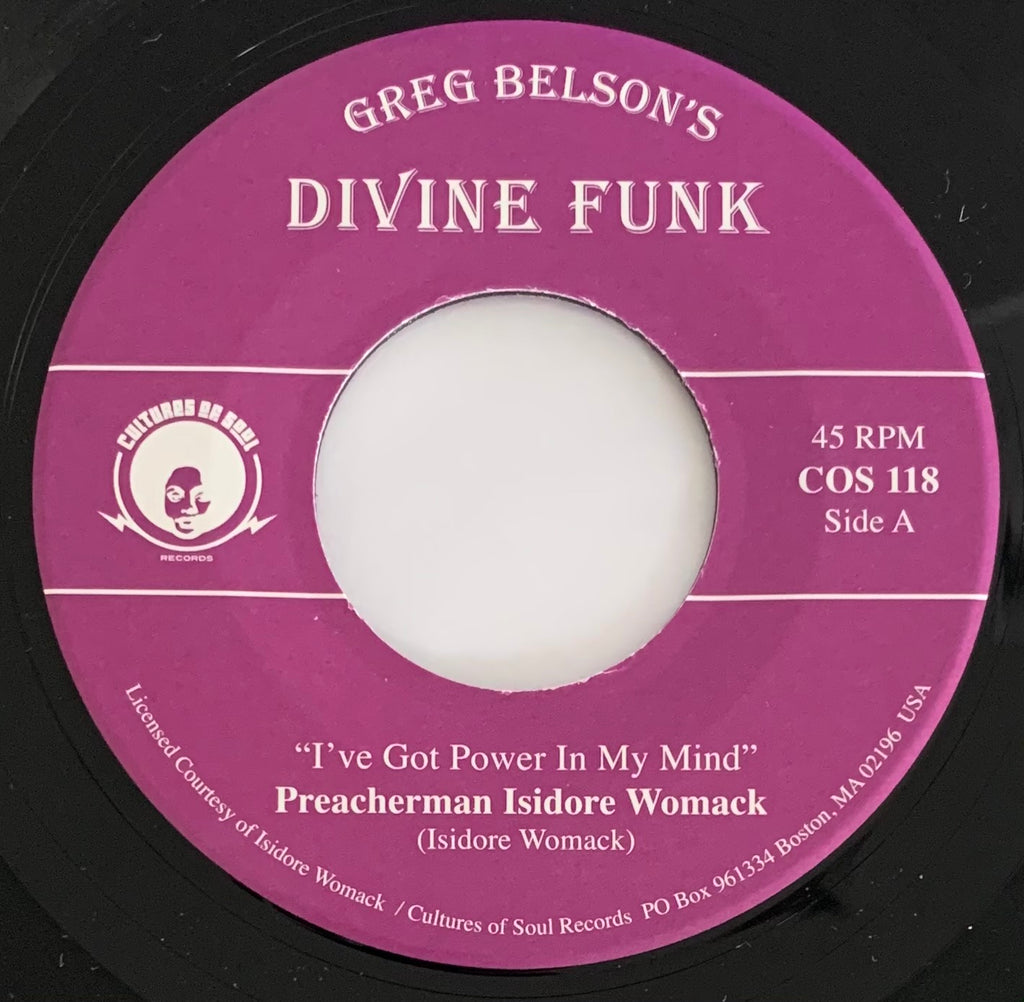 #484 I've Got Power In My Mind - Preacherman Isidore Womack / I Don't Want To Be Alone - Allen Gauff