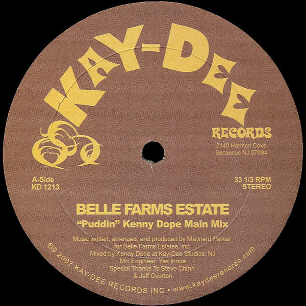 KD-1213 Puddin' / Kenny Dope Mixes - Belle Farms Estates