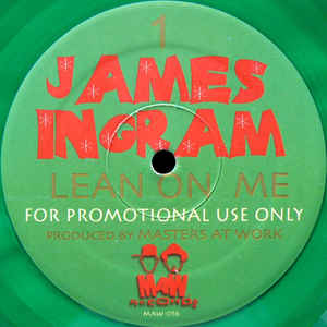 Maw-056 Lean On Me - James Ingram (Masters At Work) (Green X-mas Promo)