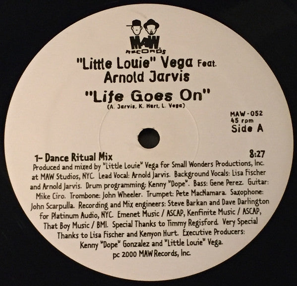 Maw-052 Life Goes On Little Louie Vega Feat. Arnold Jarvis