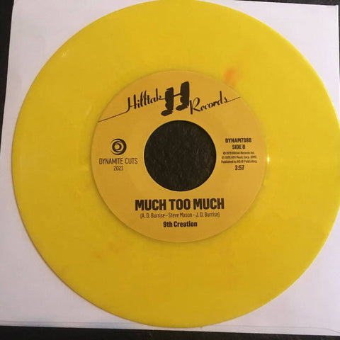 #352 What's Shakin' / Music To Much - The 9th Creation (Yellow)