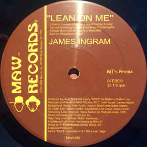 Maw-056 Lean On Me -James Ingram