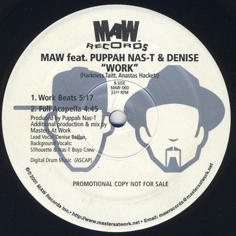 Maw-060 Work - Maw Feat. Nasty & Denise