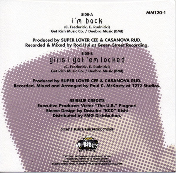 #247 I'm Back / Girls I Got 'Em Locked - Super Lover Cee & Casanova Rud