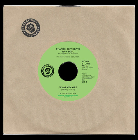 #744 What Color? / Instrumental - Raw Soul
