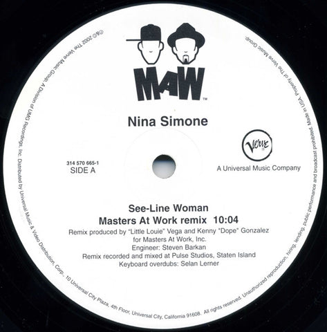 MR - 018 Seeline Woman - Nina Simone (Masters At Work)