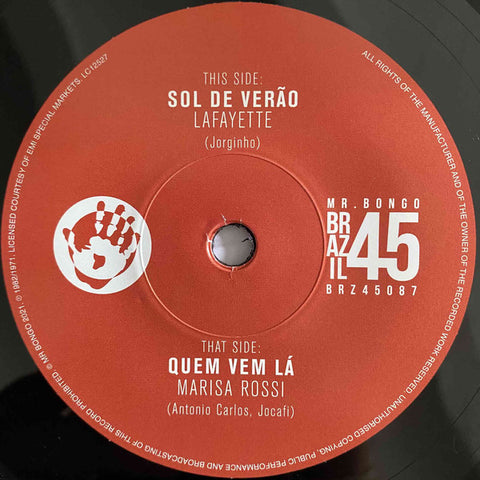 #701 Sol De Verao - Lafayette / Quem Vem La - Marisa Rossi