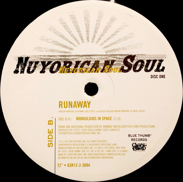 MR-009 Runaway - Nuyorican Soul Feat. India – Kay-Dee Records
