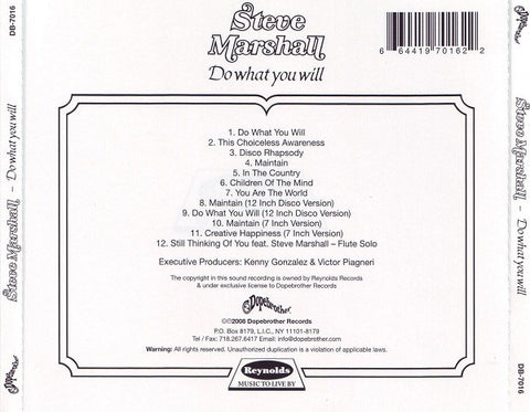 Do What You Will - Steve Marshall