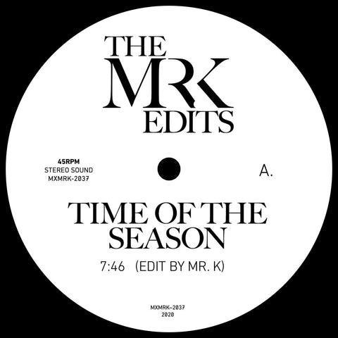 #289 Mr. K - Time Of Season / Theme From Great Cities 12"