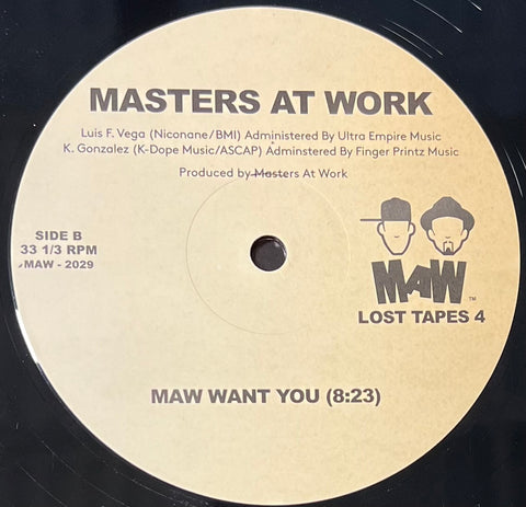 Maw - 2029 Funky Anane / Maw Want You - Masters At Work