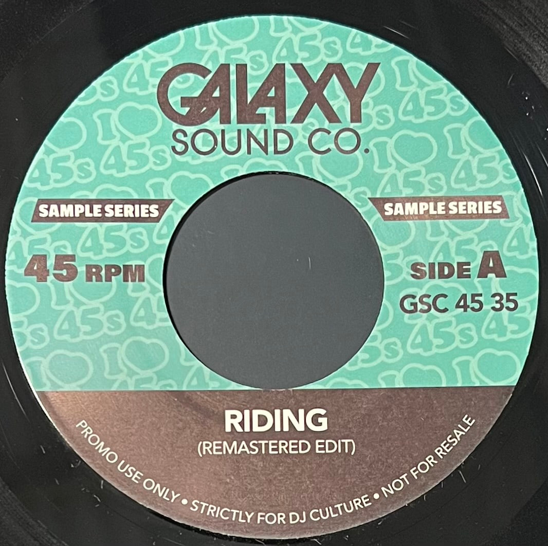 7” GALAXY SOUND - RED TRIBE / PEACEFUL Red Tribe Edits (Re Mastered) Peaceful -GSC4533 Digital