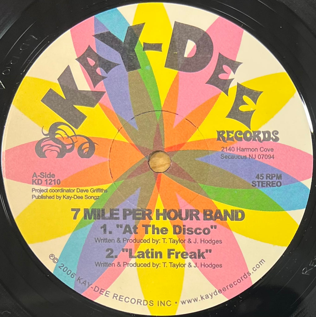 KD - 1210 At The Disco / Latin Freak / Playin' Your Game - 7 Mile Per Hour  Band