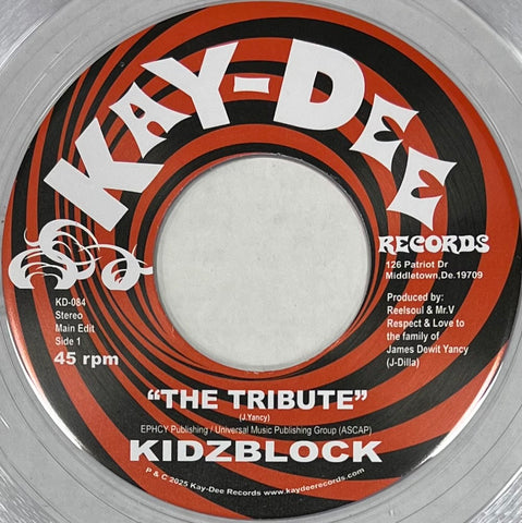 KD-084 The Tribute / Instrumental - Kidzblock (Clear & Black Vinyl)