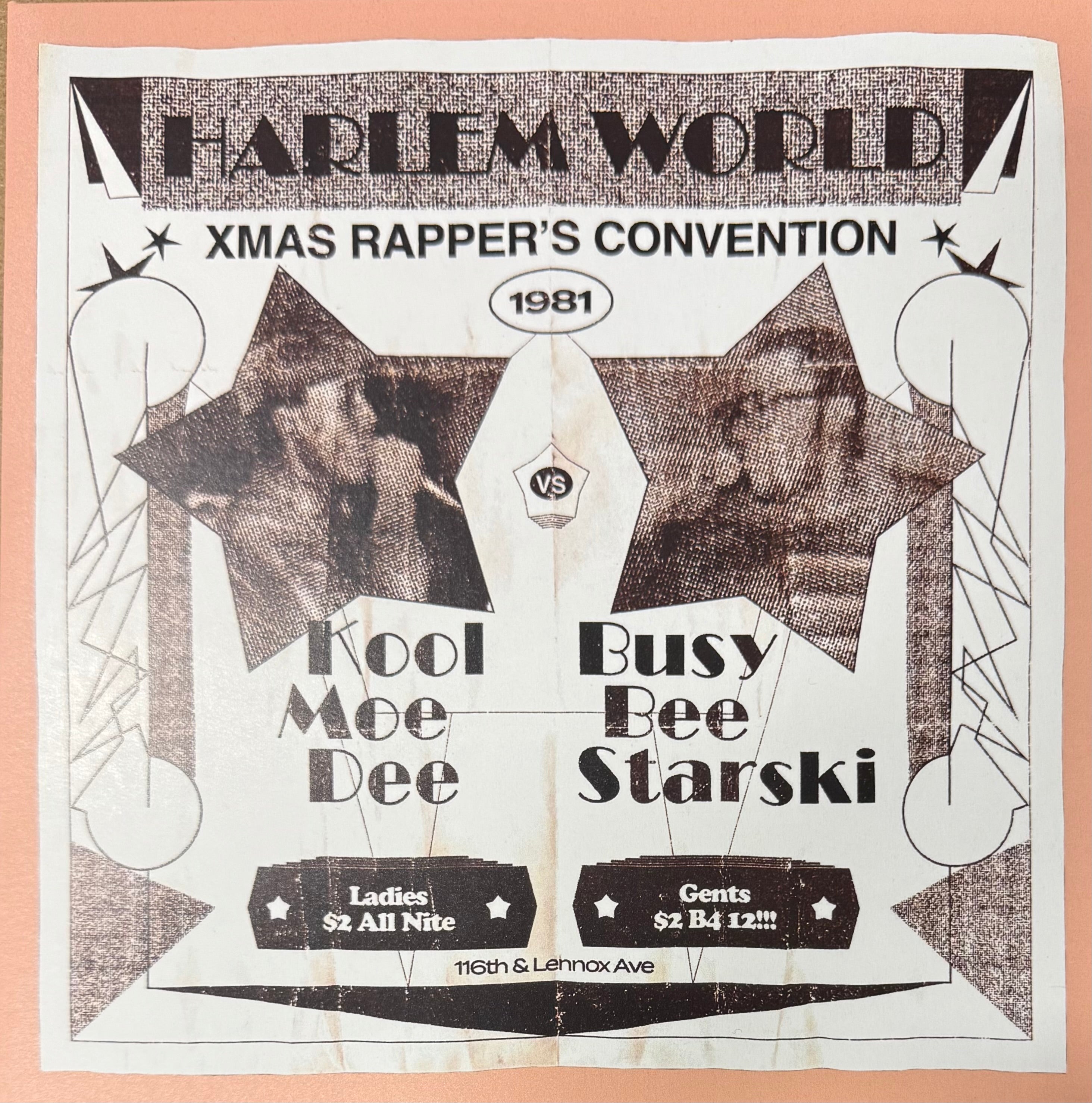 1193 Harlem World Xmas Rapper's Convention 1981 With kool