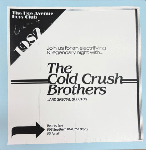 #1192 Hoe Avenue Boys Club 1982 - The Cold Crush Brothers