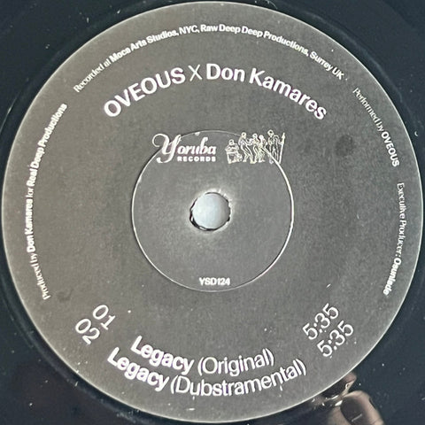 #1118 Legacy (Original) & (Dubstramental) - Oveous x Don Kamares
