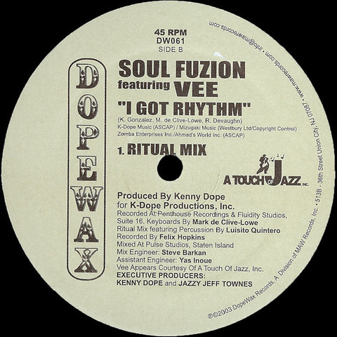 DW-061 Soul Fusion Feat. V-I Got Rhythm