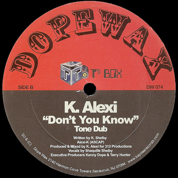 DW-074 K-Alexis-Don't Know – Kay-Dee Records