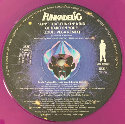 VR - 156 (Purple Vinyl) Ain't That Funkin' Kind Of Hard On You? (Louie Vega Remixes)  - Funkadelic