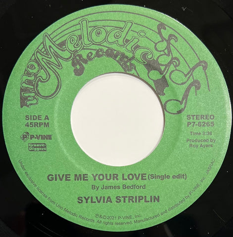 #840 Give Me Your Love / You Said - Sylvia Striplin