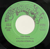 #840 Give Me Your Love / You Said - Sylvia Striplin