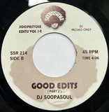 #1001 Good Edits Pt.1 & Pt.2 - DJ Soopasoul