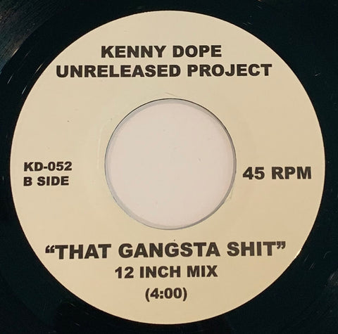 KD-052 Kenny Dope - Pick It Up/That Gangsta Shit