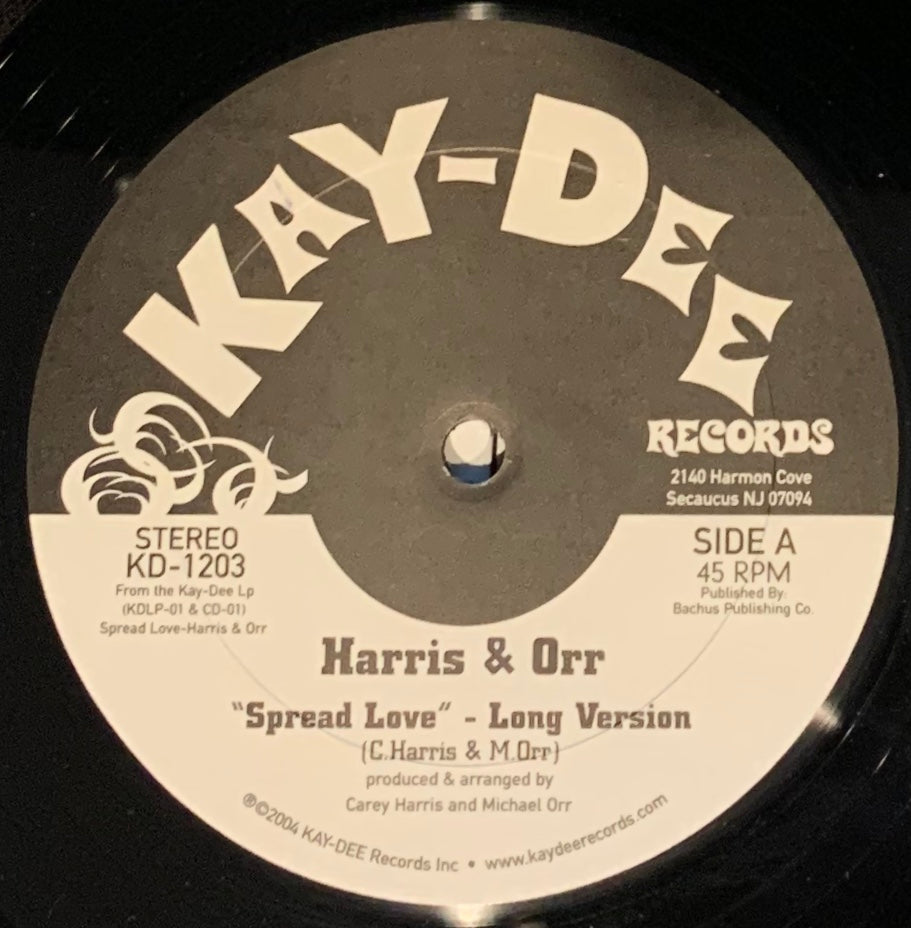 KD-1203 Harris & Orr-Spread Love/You Opened My Eyes (Promo)