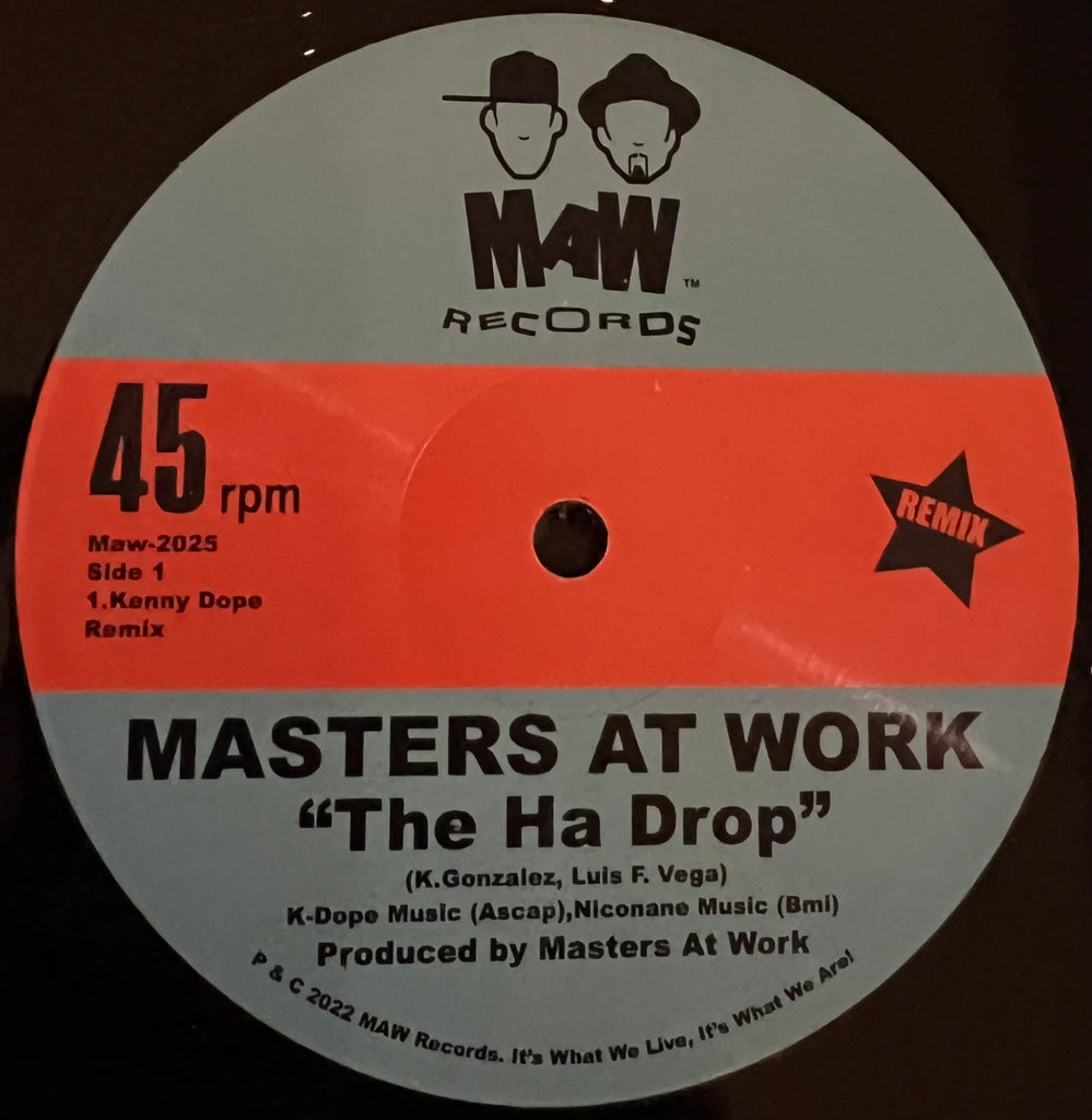 Maw 2025 The Ha Drop (The Ha Dance Remix) Masters At Work – Kay-Dee  Records
